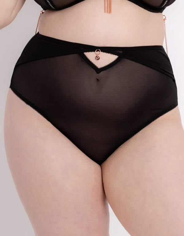 Unchained High Waist Brief - Black