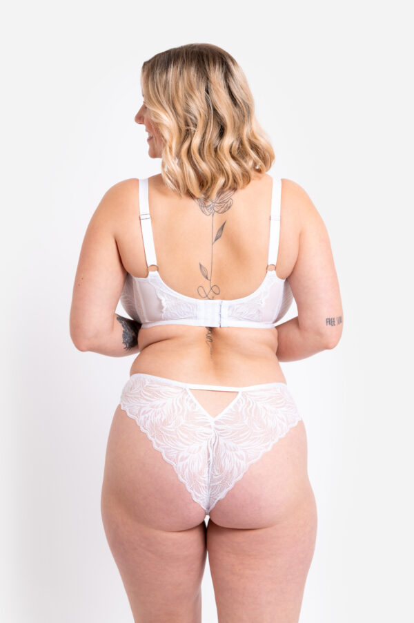 Lace Daze Brazilian Brief - White