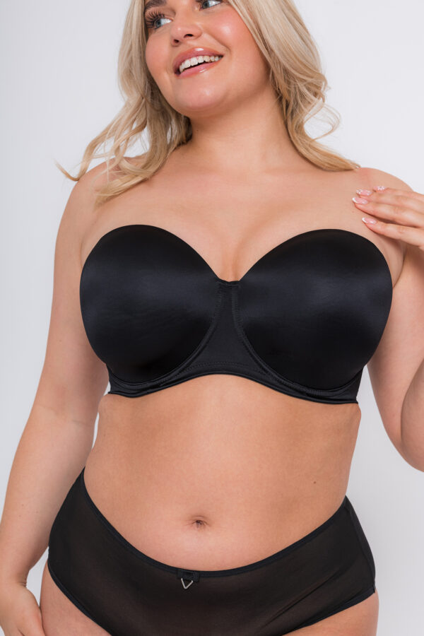 Smoothie Strapless Moulded Bra - Black