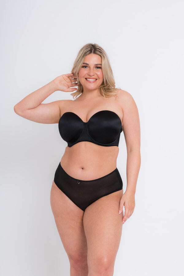 Smoothie Strapless Moulded Bra - Black