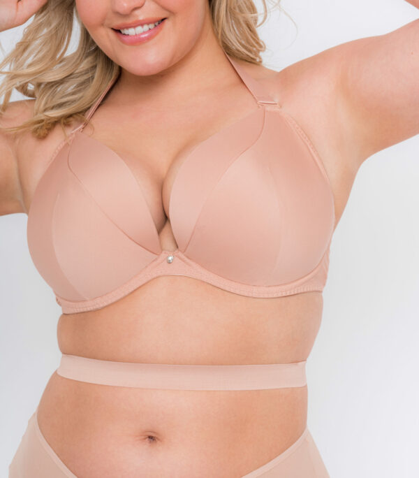 Superplunge Multiway Padded Plunge Bra - Latte