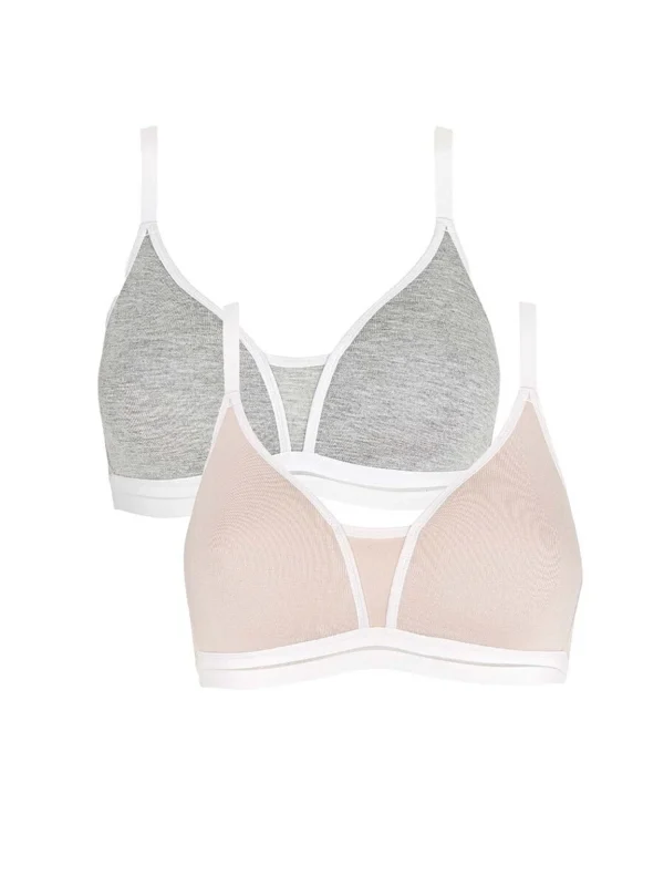 Posie T-Shirt Bra - Blush_Grey