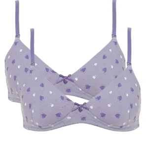 Purple Heart Bra