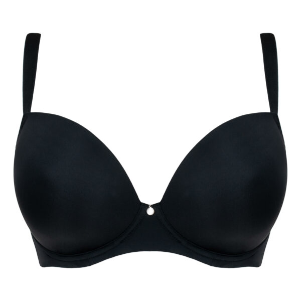 Smoothie Spacer T-Shirt Bra - Black